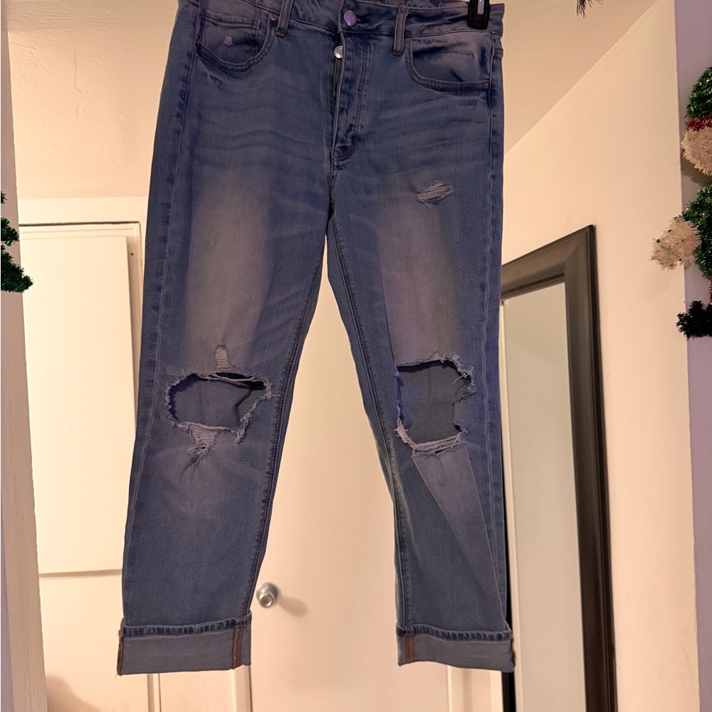 American Eagle Distressed Blue Women's Jeans
